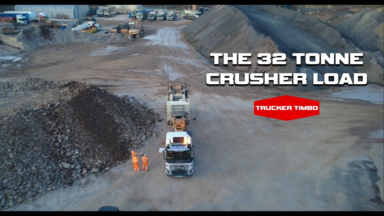 Ładunek kruszarki o wadze 32 ton &ndash; Trucker Timbo