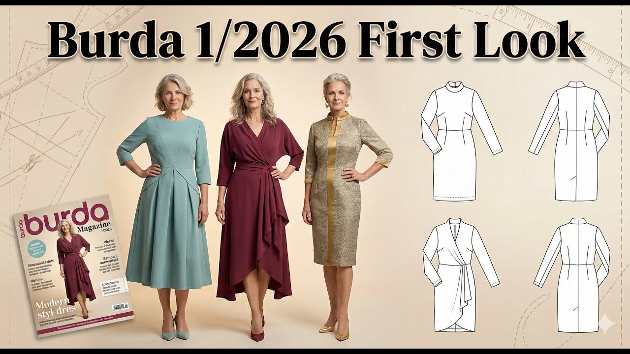 Первый взгляд: коллекция Burda Style 1/2026 — шик, современность и вневременность