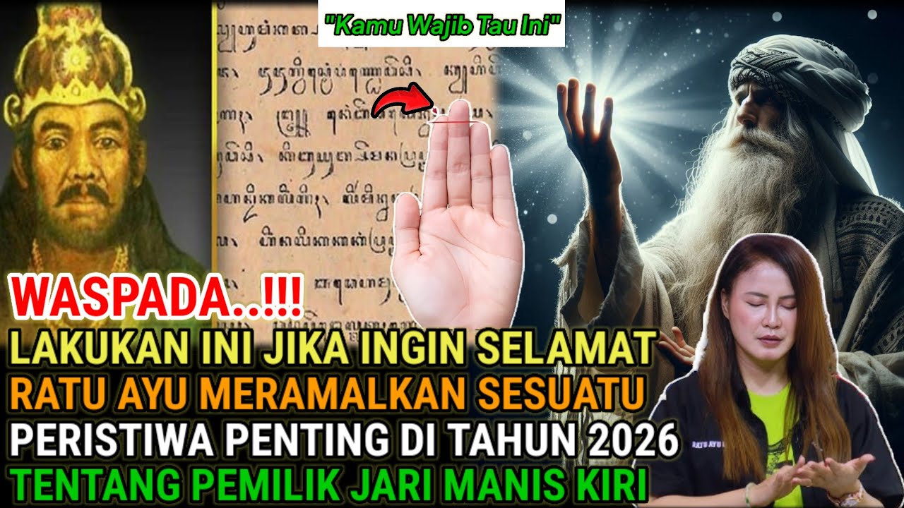 JIWA TERPILIH✨WASPADA❗RATU AYU MERAMALKAN SESUATU PERISTIWA PENTING TENTANG PEMILIK JARI MANIS KIRI