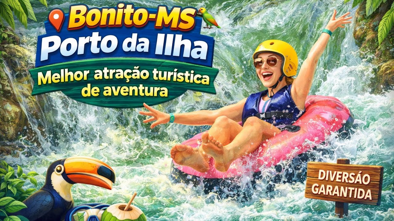 📍Bonito-MS🦜| Porto da Ilha 🛟 Melhor atração turística de aventura! 