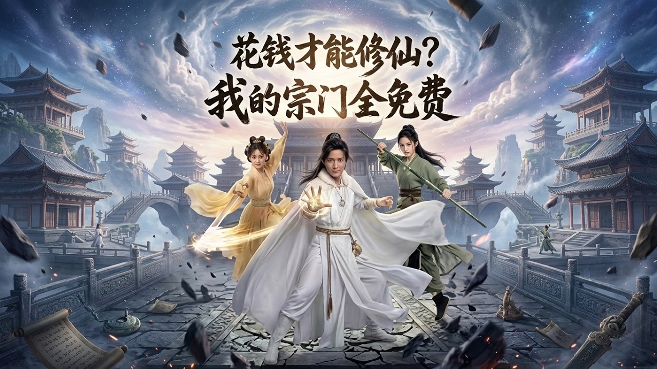 【高清全集】《花钱才能修仙？我的宗门全免费》 #逆袭 #爱情 #甜宠 #反转 #江山 #热门短剧 #drama #爽剧