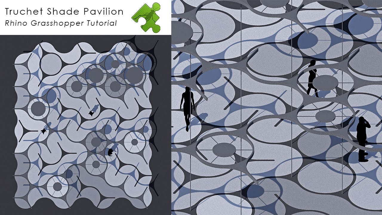Truchet Shade Pavilion Rhino Grasshopper Tutorial