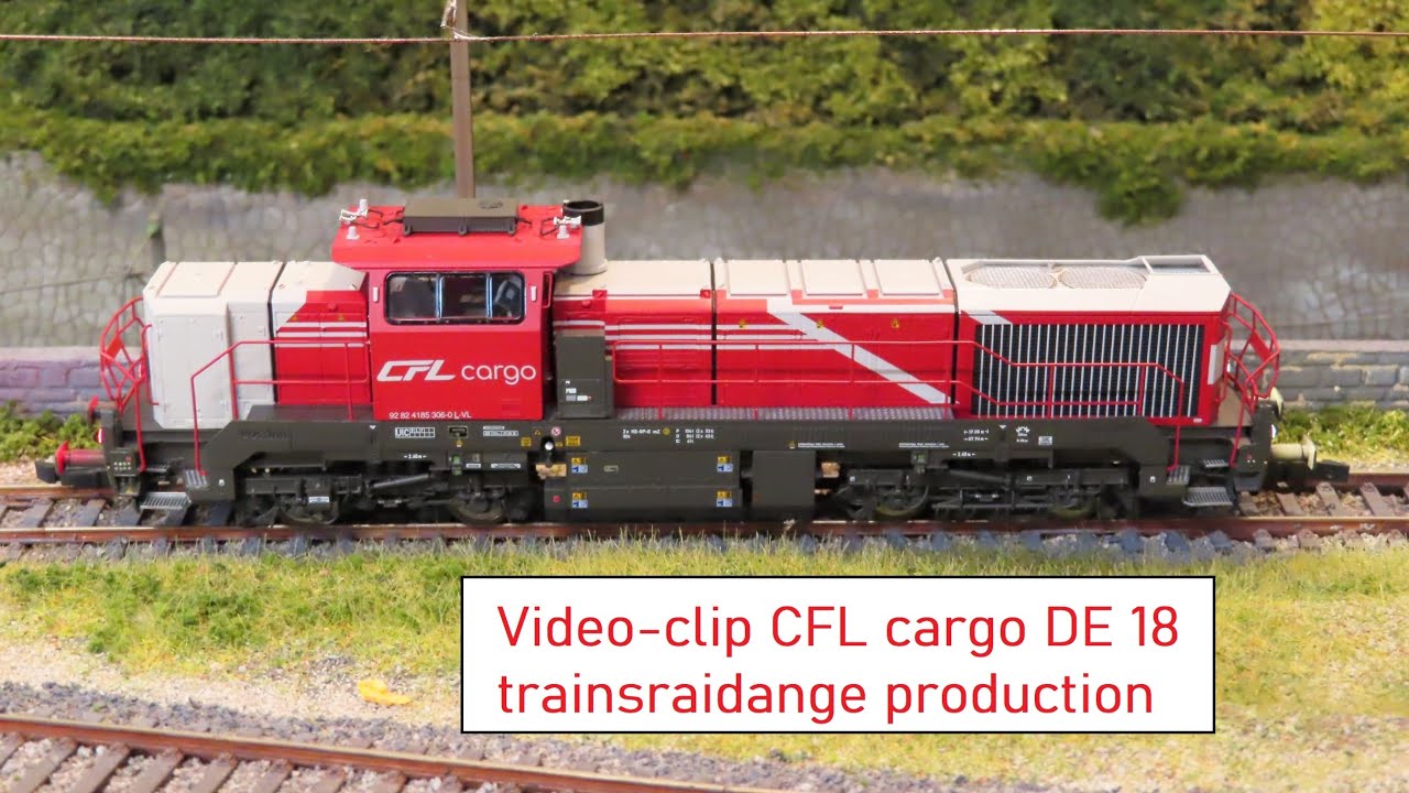 #CFLcargo #DE18 #Vossloh #Rivarossi #modelleisenbahn VIDEO CLIP N°155