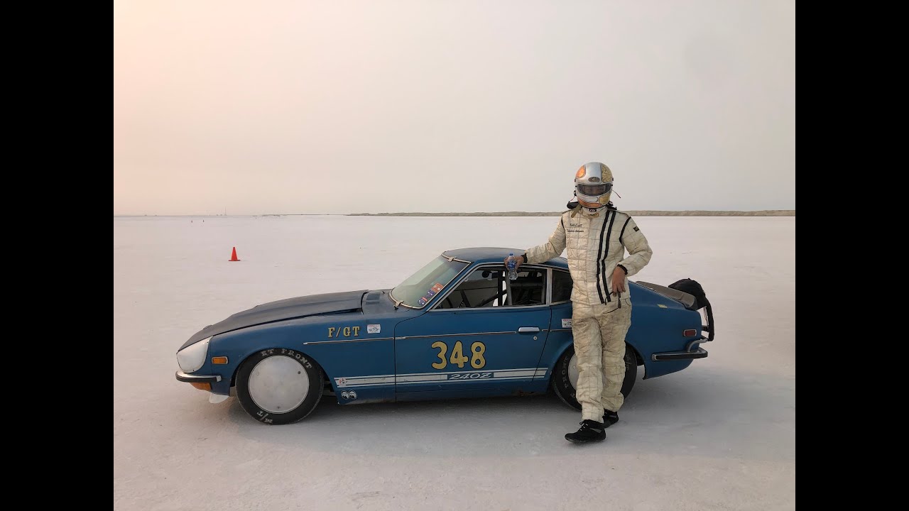 2021 Bonneville Speed Week Taka Watanabe F/GT 240Z 164.901mph Run Aug 10 2021 9:07AM