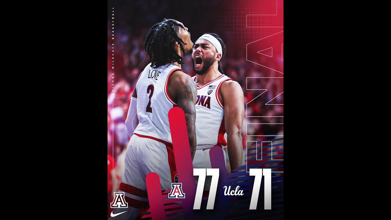 Arizona Comes Back for 77-71 Win over UCLA Highlights
