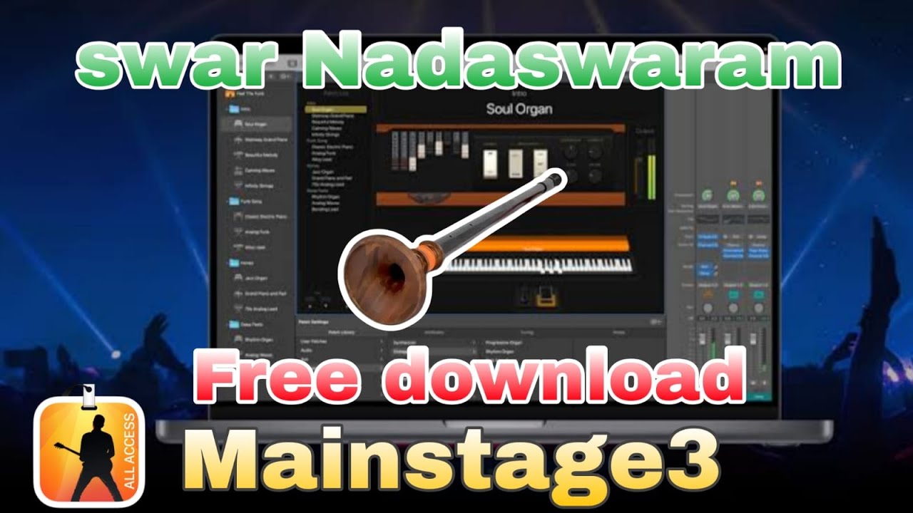 mainstage3 swar nadaswaram patch free download||RHYTHM PLAYER OFFICIAL||Free download||#mainstage