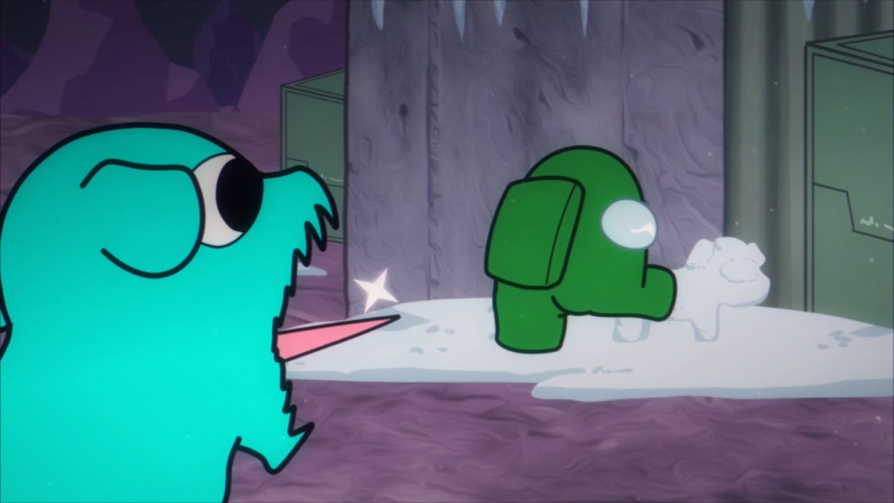 댕댕이 in 어몽어스 애니메이션 / puppy in AmongUs animation