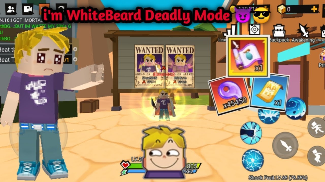 Awakeing 2nd Most Powerful Scroll in Animeshowdown!?😈😎#blockmango #animeshowdown #tranding