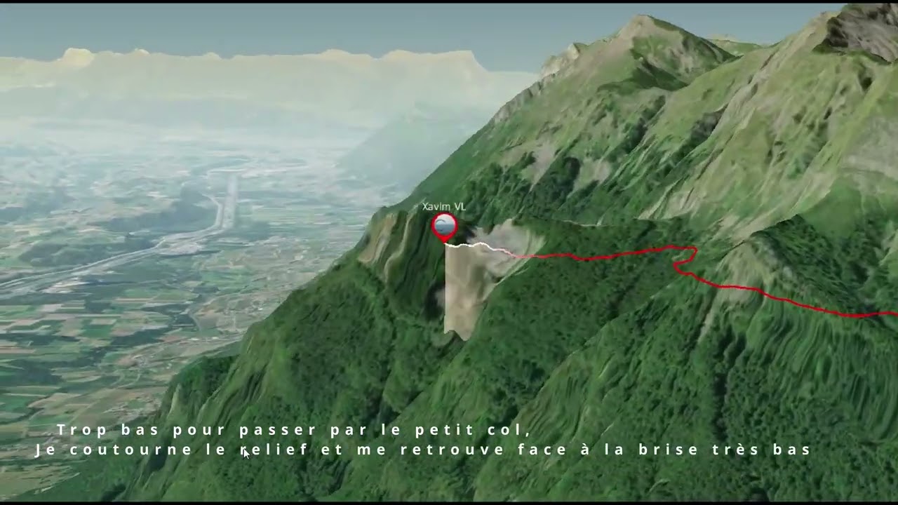 Cross parapente depuis le col du fer jusque dans les Bauges