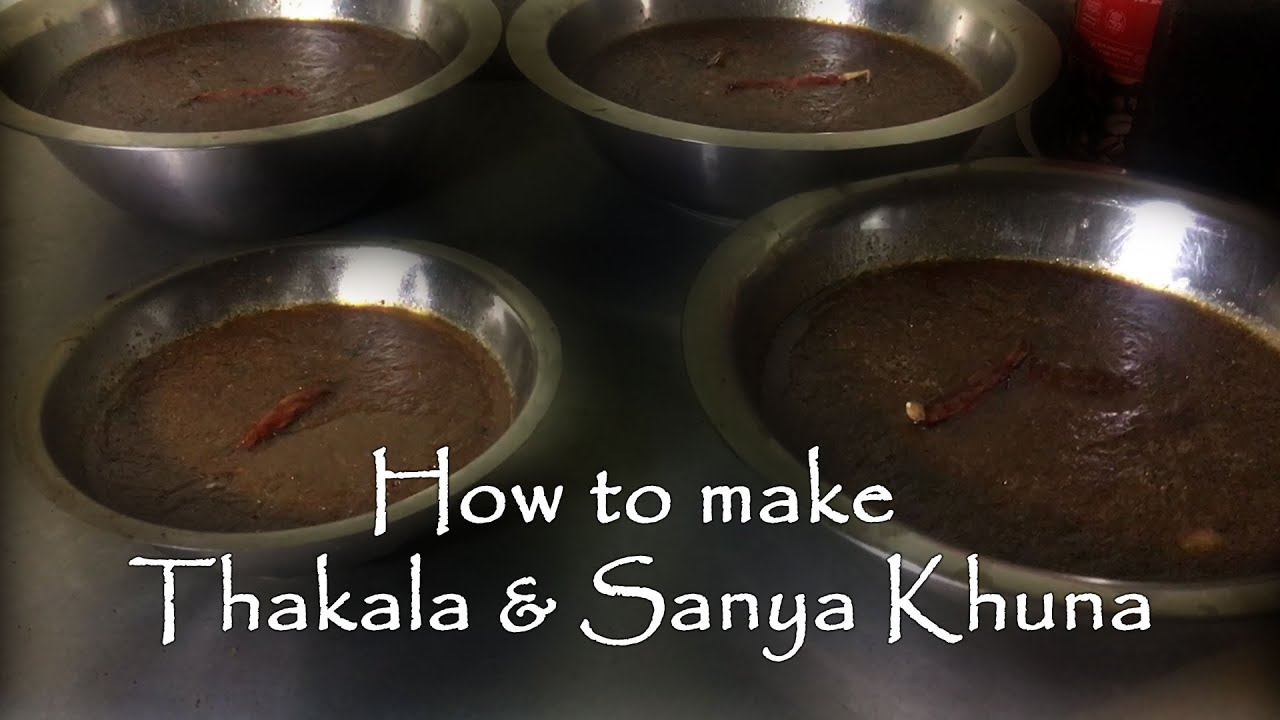 DIY Takha laa (तखला) and Sanya Khuna(सन्या खुना ) : cooking lesson
