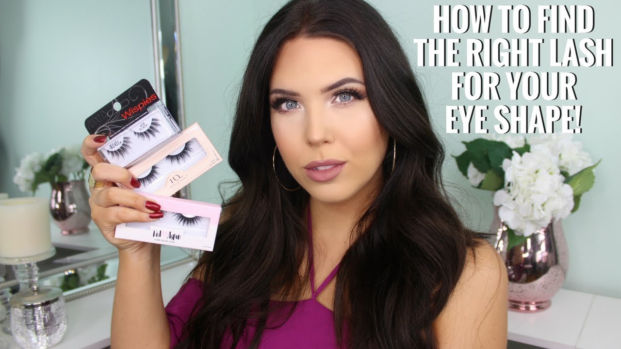 HOW TO CHOOSE FALSE LASHES FOR YOUR EYE SHAPE & FALSE LASH APPLICATION TUTORIAL | Faith Drew