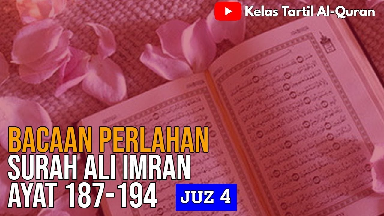 Belajar Mengaji Al-Quran Page 75 | Surah Ali Imran | Ayat 187-194