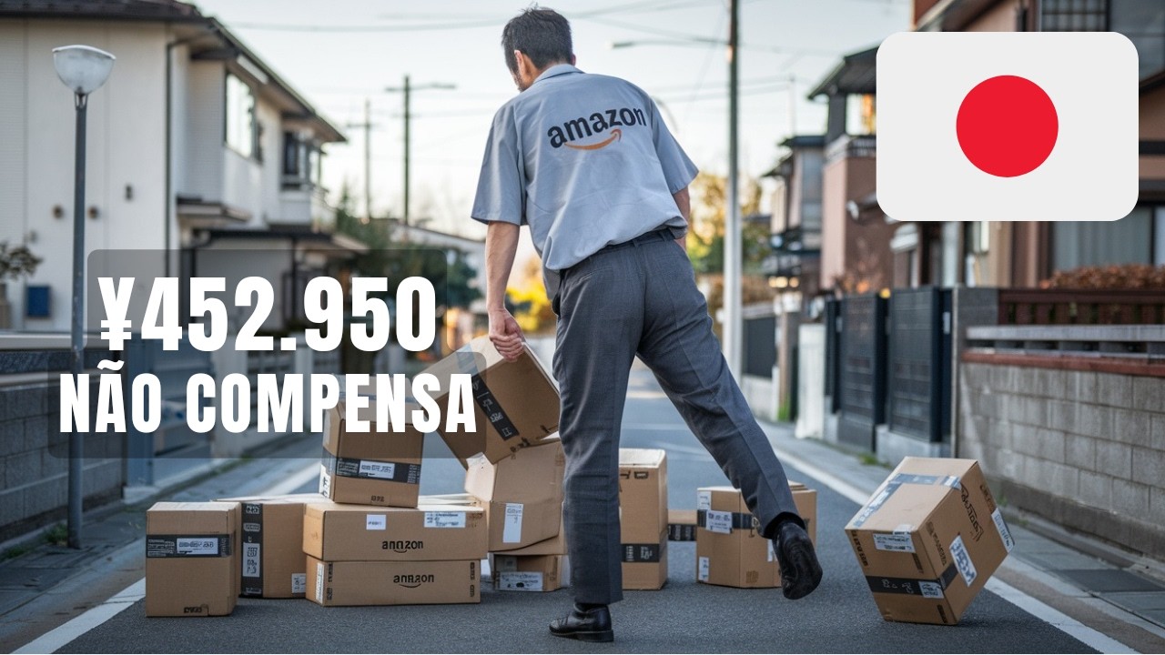 Por que DECIDI PARAR com AMAZON FLEX no Jap&atilde;o | UBER EATS🇯🇵