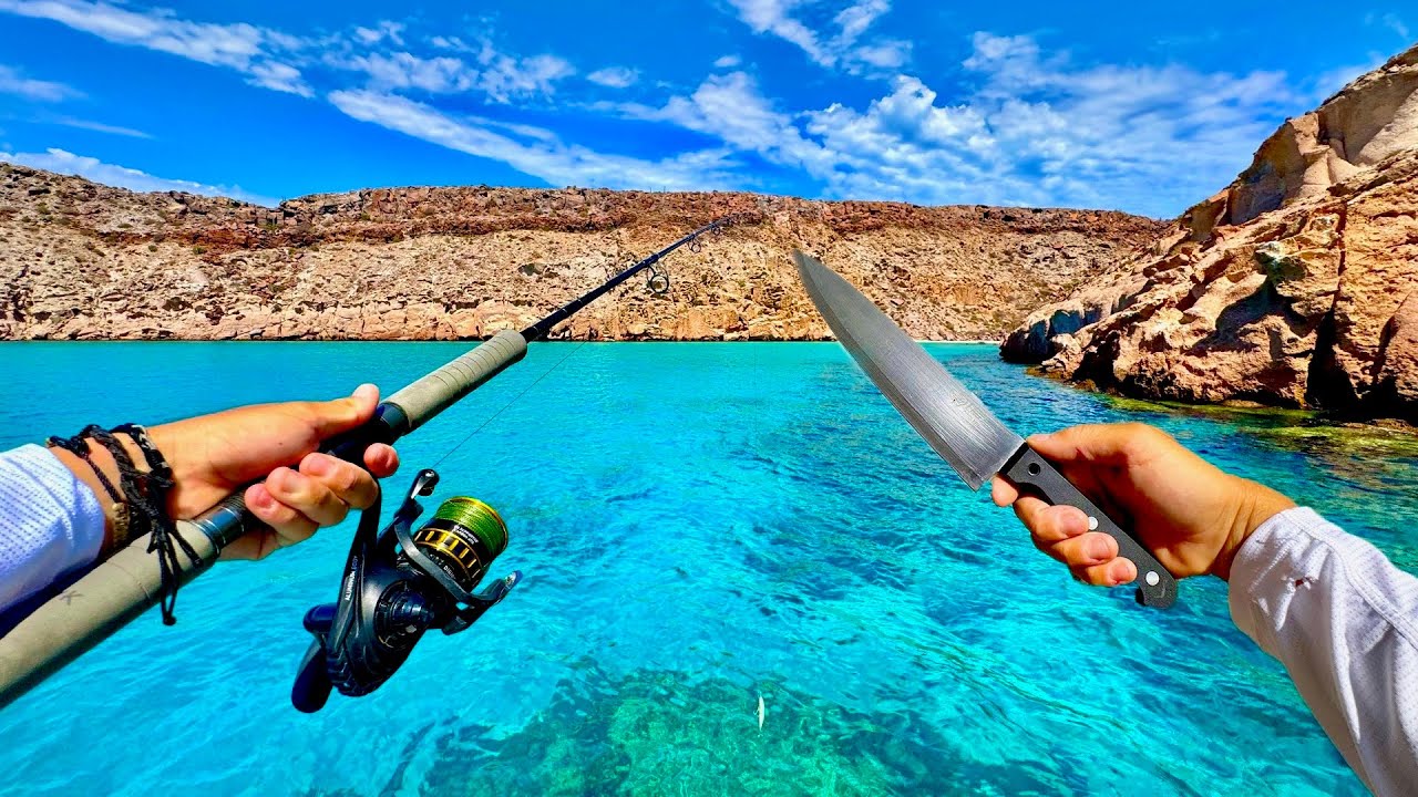 Pesca y Cocina en este Hermoso Lugar! | Isla Esp&iacute;ritu Santo, BCS