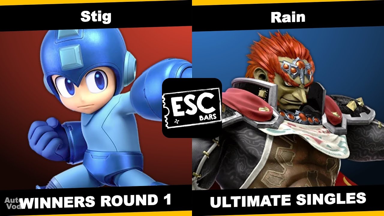 Stig (Mega Man) vs Rain (Ganondorf) - Smash @ Stratty #125 Winners Round 1