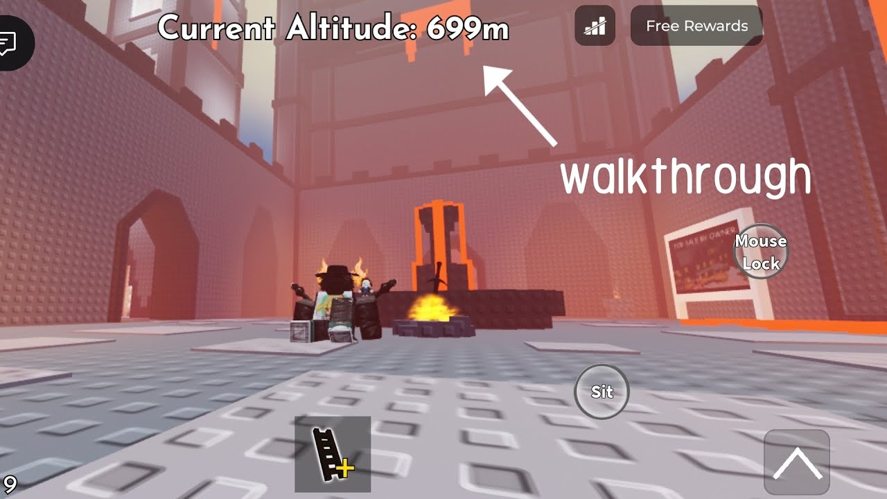 Steep steps ( 600-700m ) starting steps walkthrough #roblox #steepsteps 