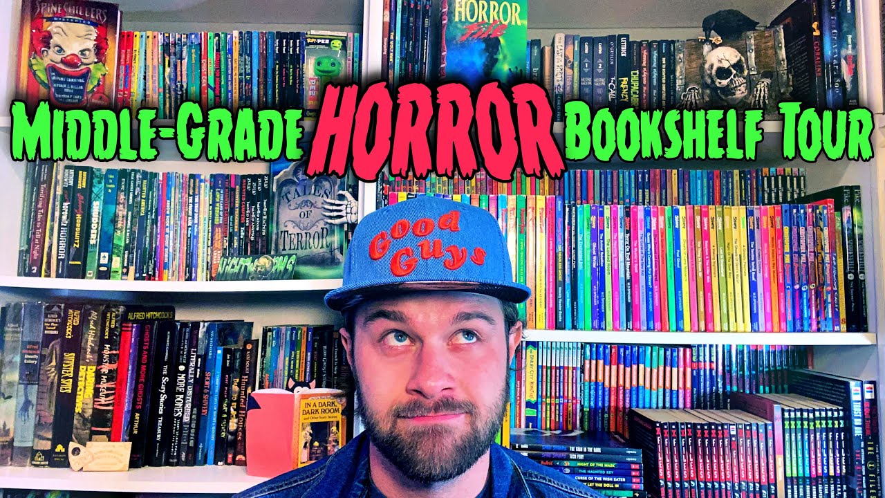 MIDDLE GRADE HORROR! 👻 Spooky Bookshelf Tour 📚