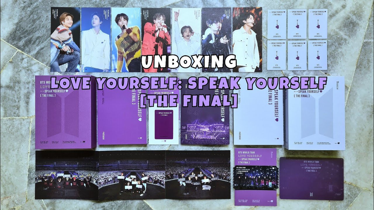 BTS 방탄소년단 Love Yourself: Speak Yourself [The Final] Unboxing | DVD and Digital Code
