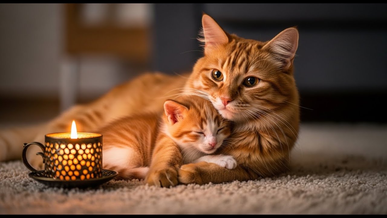 Comforting Music for Indoor Cats 🐾 Promotes Deep Healing Sleep | With Gentle Purring