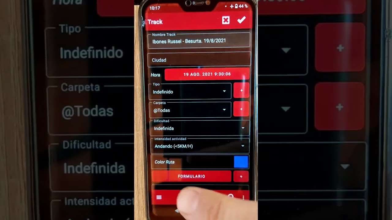 4. Orux Maps. Grabar tracks, waypoints, envío de datos, recorridos