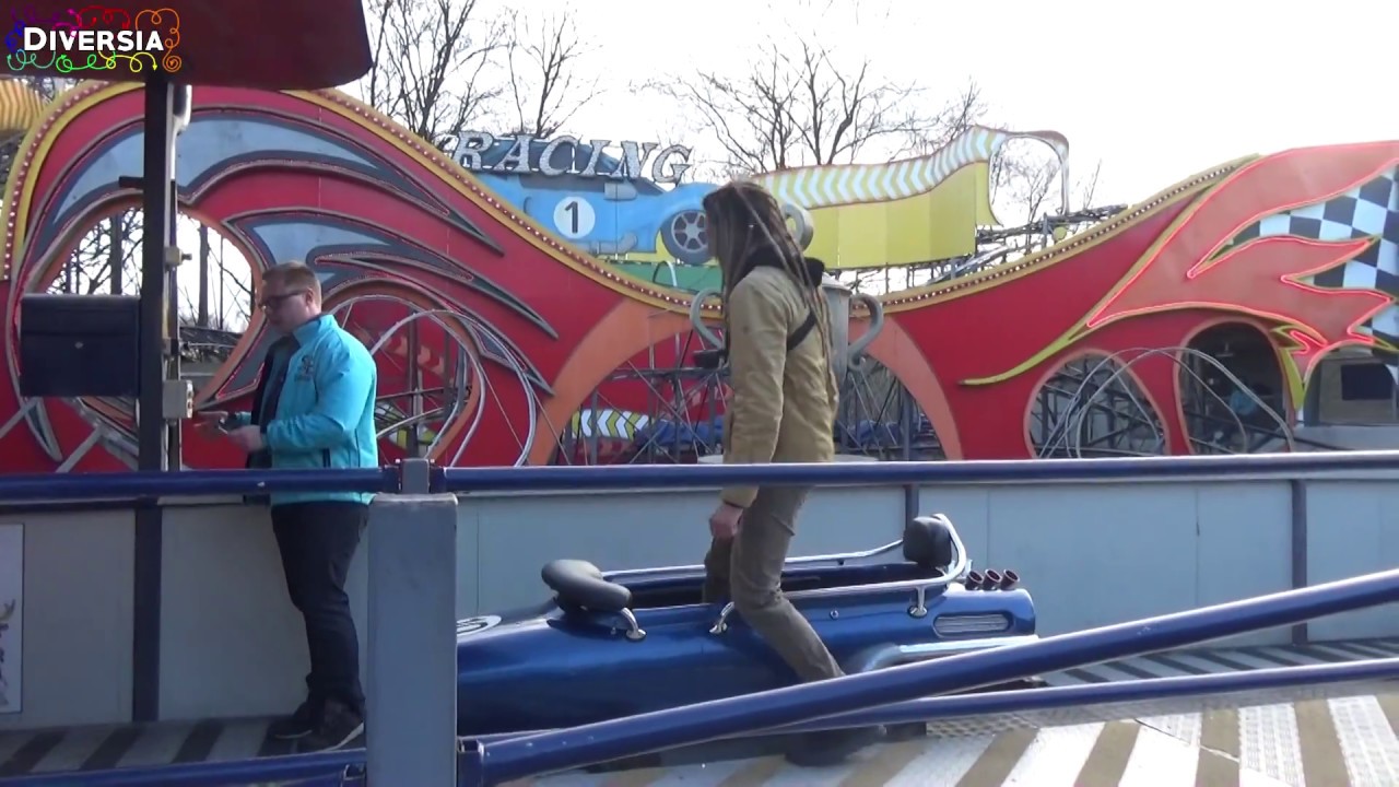 RACING HD POV ON-RIDE CLASSIC ROLLER COASTER - BAKKEN, DENMARK