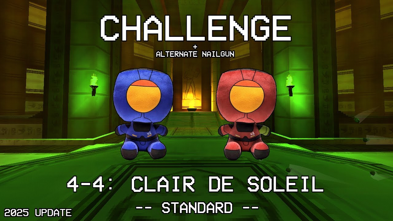 ULTRAKILL 4-4 REWORK: CLAIR DE SOLEIL - (CHALLENGE, ALTERNATE NAILGUN)