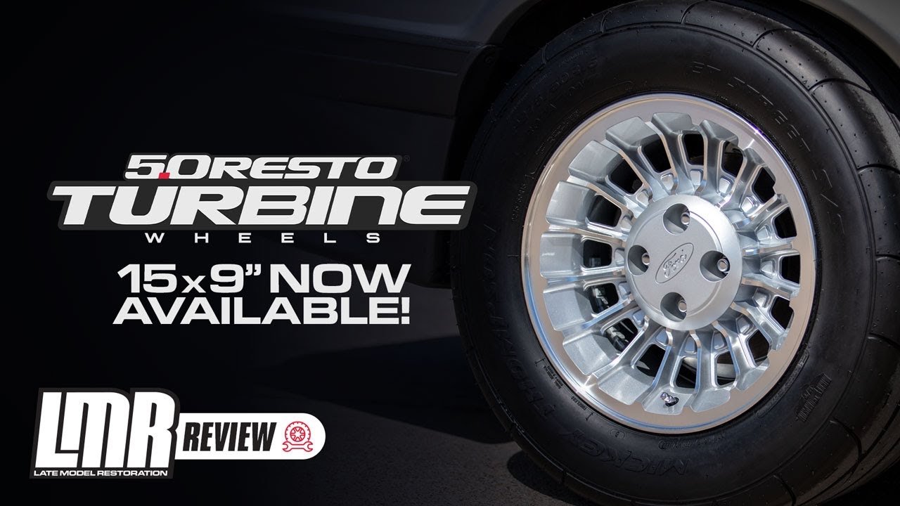 WIDE Turbines! Fox Body Mustang 5.0 Resto® 15x9
