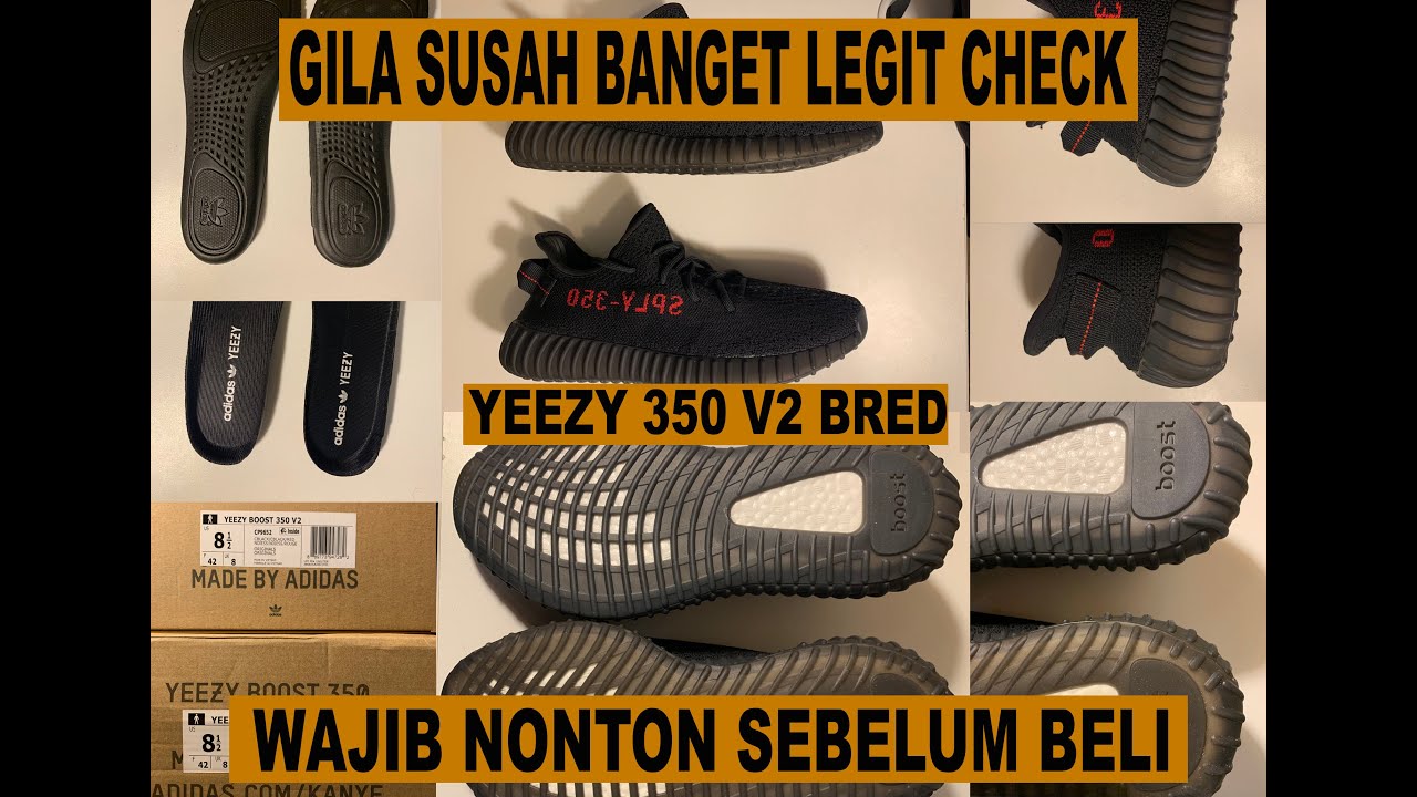 CARA LEGIT CHECK YEEZY 350 //YEEZY 350 V2 BRED REAL VS FAKE