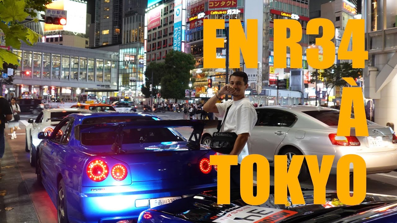 On loue une Nissan GT-R R34 à Tokyo! Rassemblement Tuning à Daikoku! 🚗💨