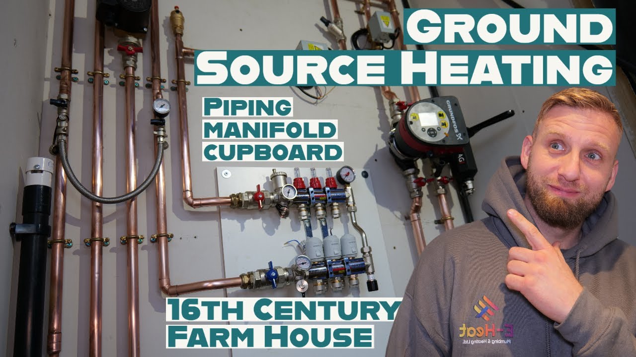 Ground Source Heat Pump- Piping manifold cupboard- Part 1