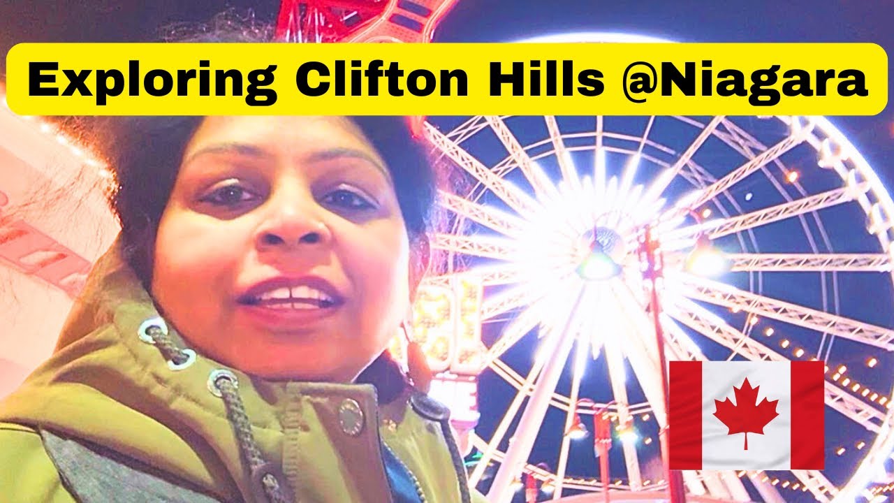 Clifton Hills Niagara Falls Fun Filled Street In Canada | SkyWheel | Wax Museum | Games Fun @Niagara