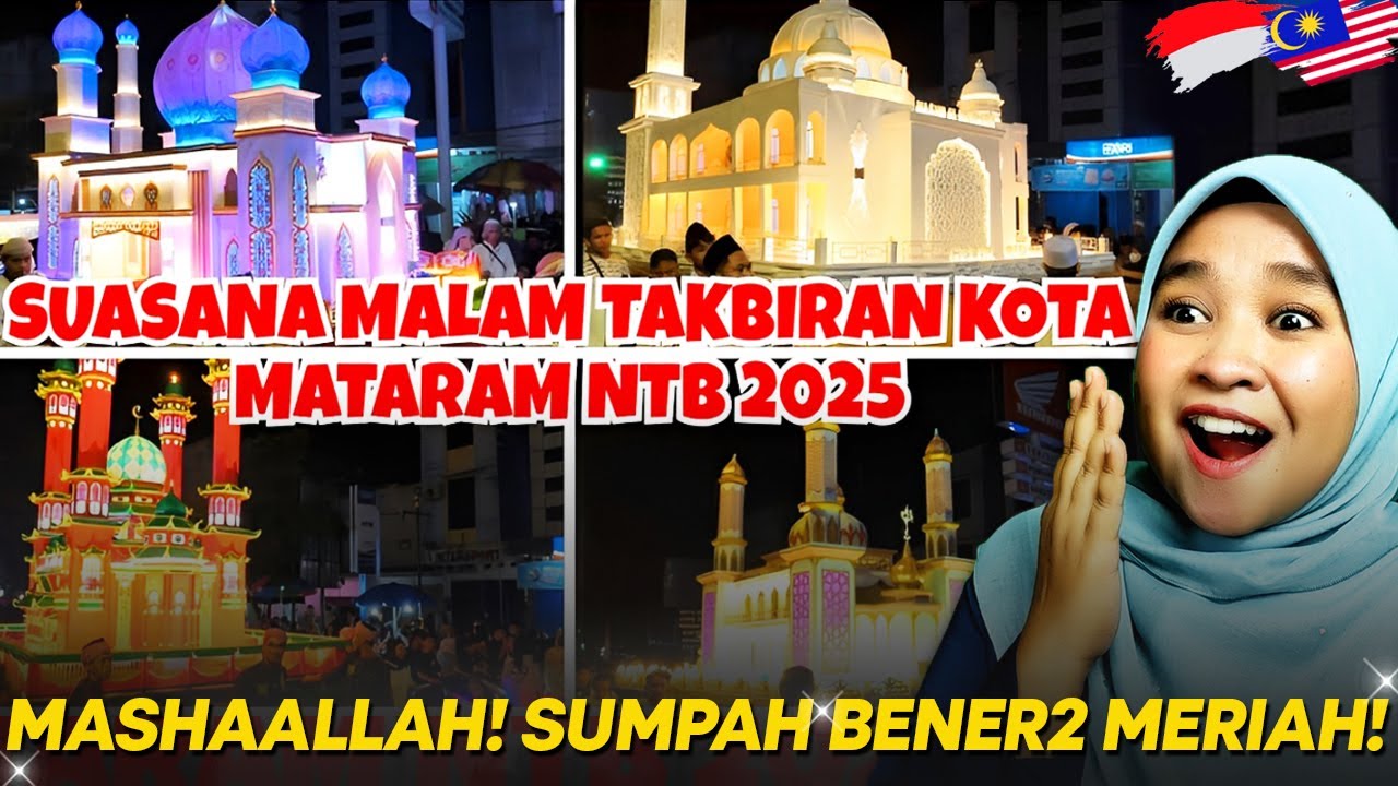 Malam Takbiran Meriah di Lombok Mataram 2025 Bikin Takjub!