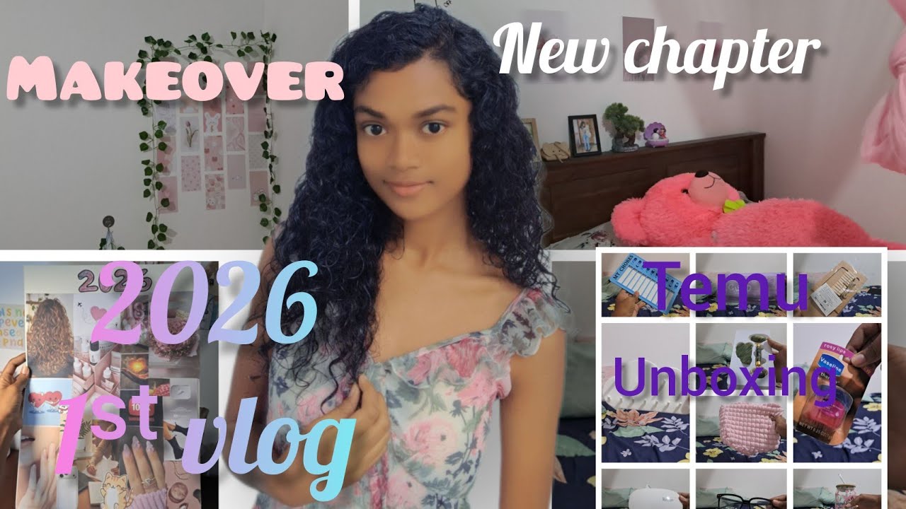 2026 1ˢᵗ vlog❤️reset video.... 🤍Watch now 🪻🖤✨temu haul