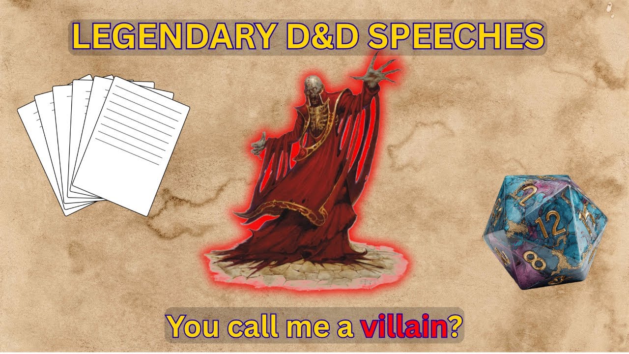 Tips For Creating Memorable Monologues In D&D