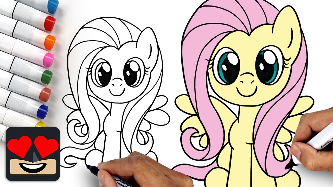 How To Draw Fluttershy | My Little Pony