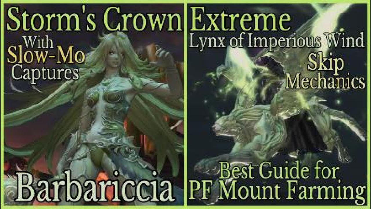 FFXIV: Storms's Crown Extreme (Best PF Mount Farming Guide) Barbariccia