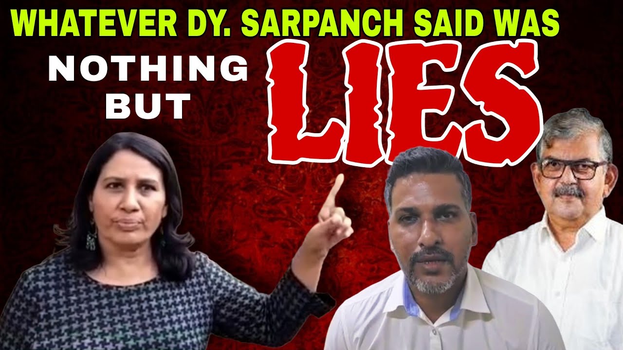 WHATEVER DY.SARPANCH SAID WAS NOTHING BUT LIE alleged SHARLET Fernandes #utordabeach #alertgoans 