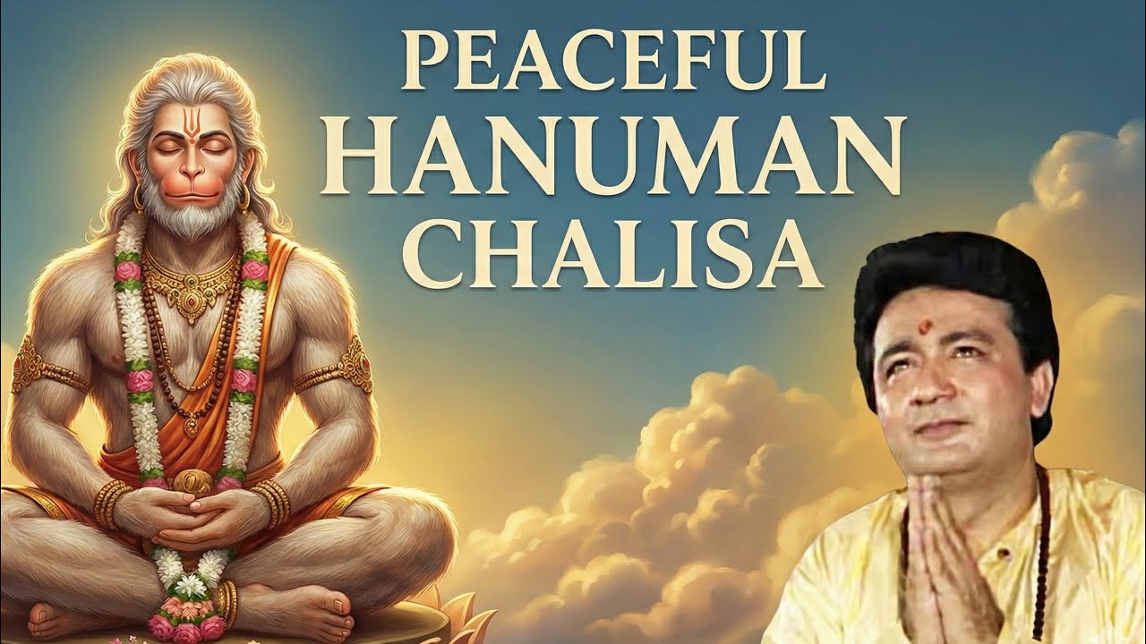 HANUMAN CHALISA - Healing Version 🕉️ | हनुमान चालीसा | Calming Devotional Prayer | Omvibe Studio