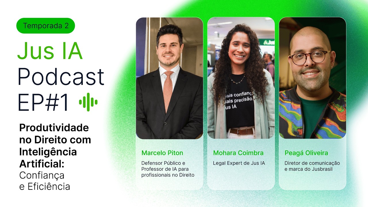 Produtividade no Direito com Inteligência Artificial: Confiança e Eficiência | Jus IA Podcast #12