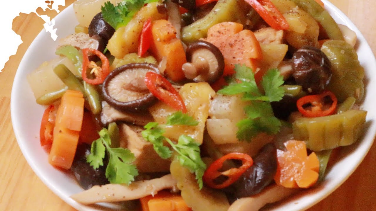 Cách làm RAU CỦ KHO CHAY ngon bổ rẻ  đơn giản