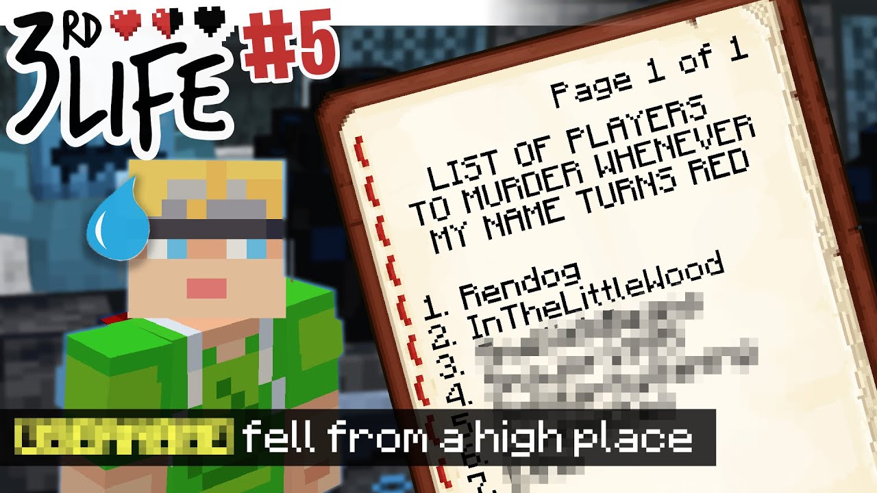 Список.. | Minecraft 3rd Life SMP #5