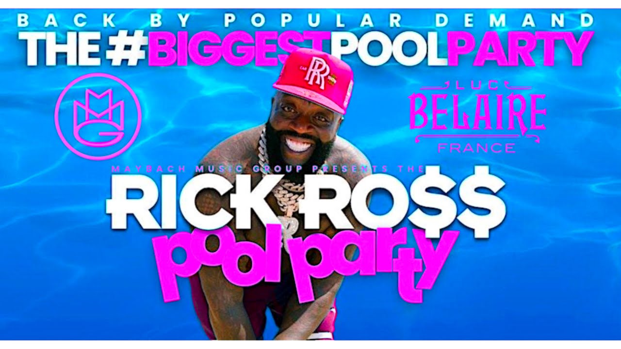Rick Ross pool party 2023 promises land Fatt Macc