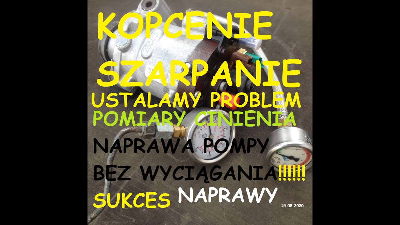 EXPERT naprawa pompy Delphi   diesel kopci rano na biało naprawa defektu bez wyciągania pompy 2020