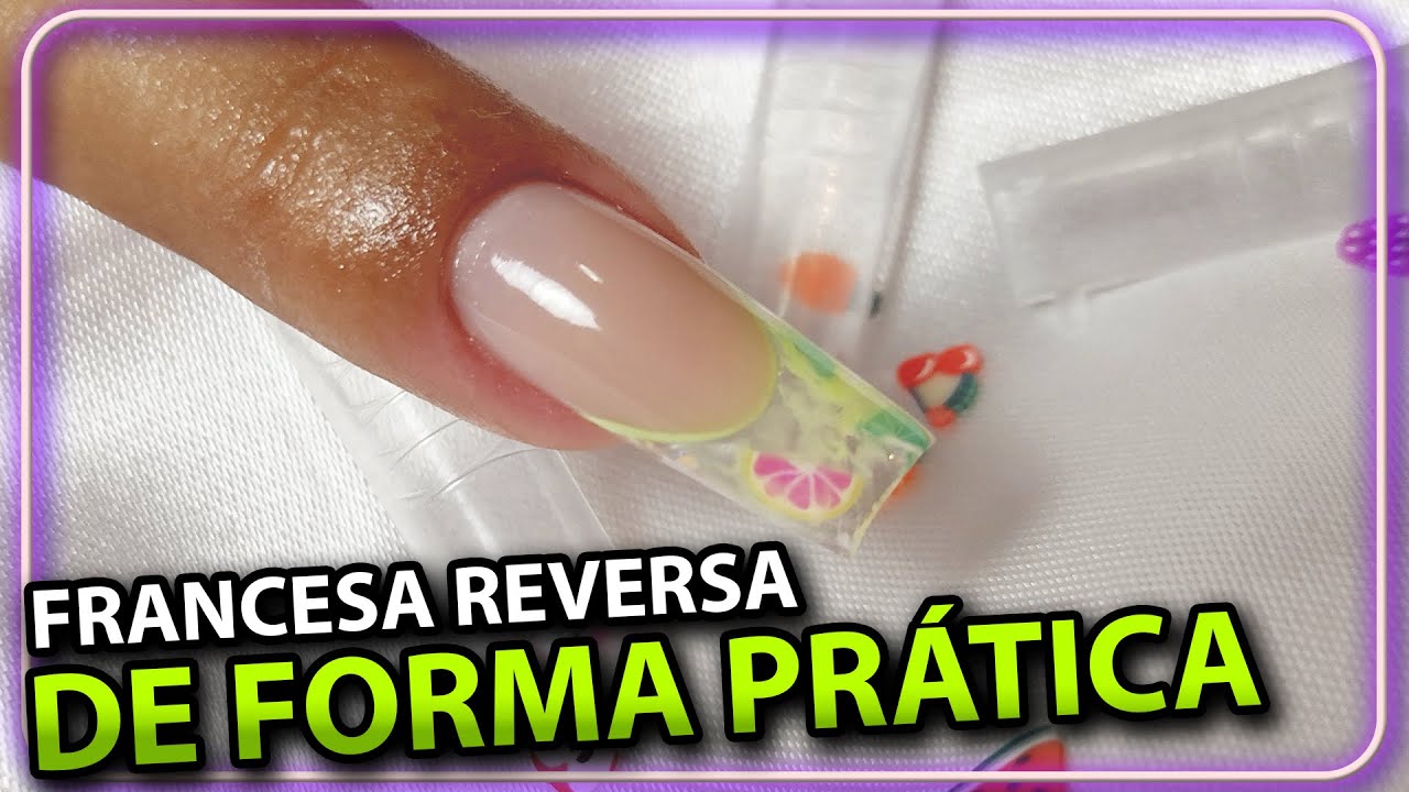 Francesa Reversa no Molde F1 com Gel. O jeito mais fácil!