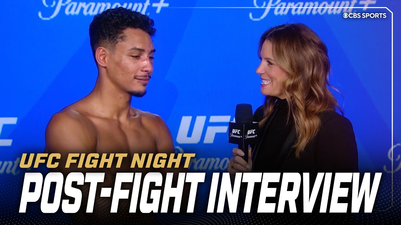 Marwan Rahiki reflects on his UFC debut win over Harry Hardwick | Post-Fight Interview
