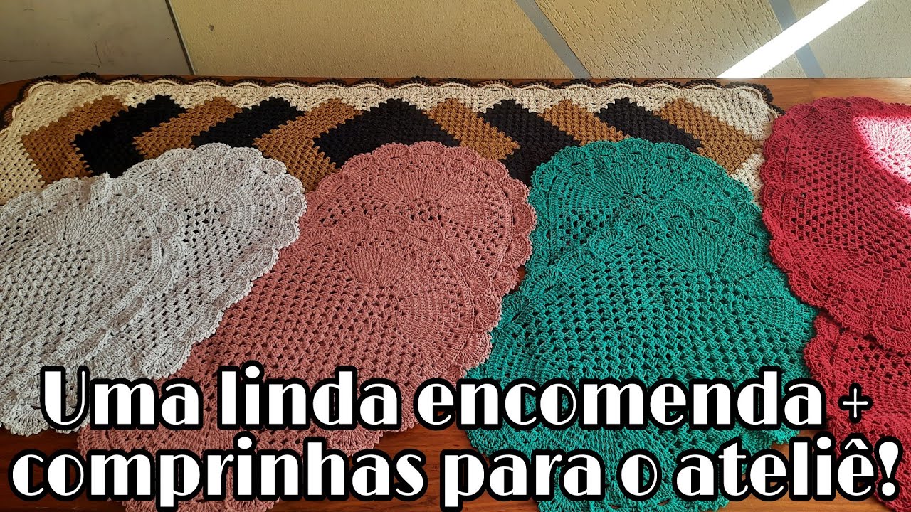 LINDA PRODUÇÃO DE TAPETES + COMPRINHAS PARA O ATELIÊ | mostrando minha agenda parte 4 | 🧶❤
