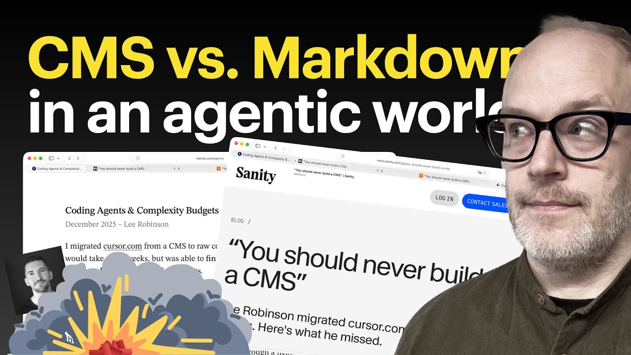 My opinion about agentic CMSs and the debate between Lee and Cursor