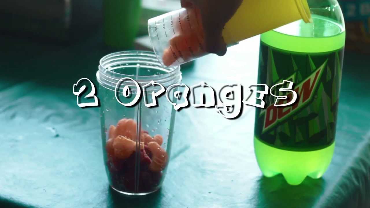 EPIC MOUNTAIN DEW SMOOTHIE VIDEO RECIPE