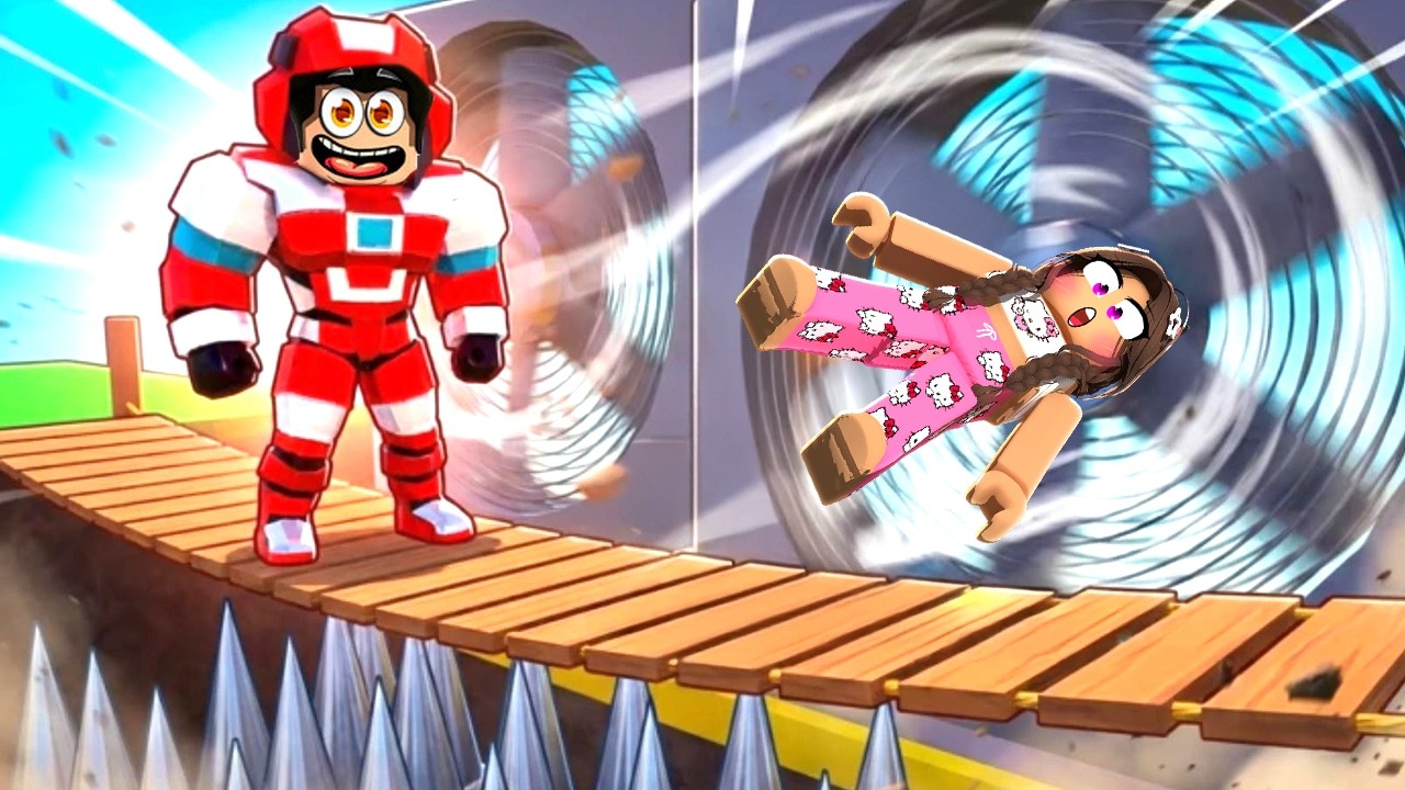 AYB&Uuml;KE İNSAN OLDU 🤣 BEN ROBOT BERABER OBBY YAPTIK! Roblox Human And Robot 2 Player Obby