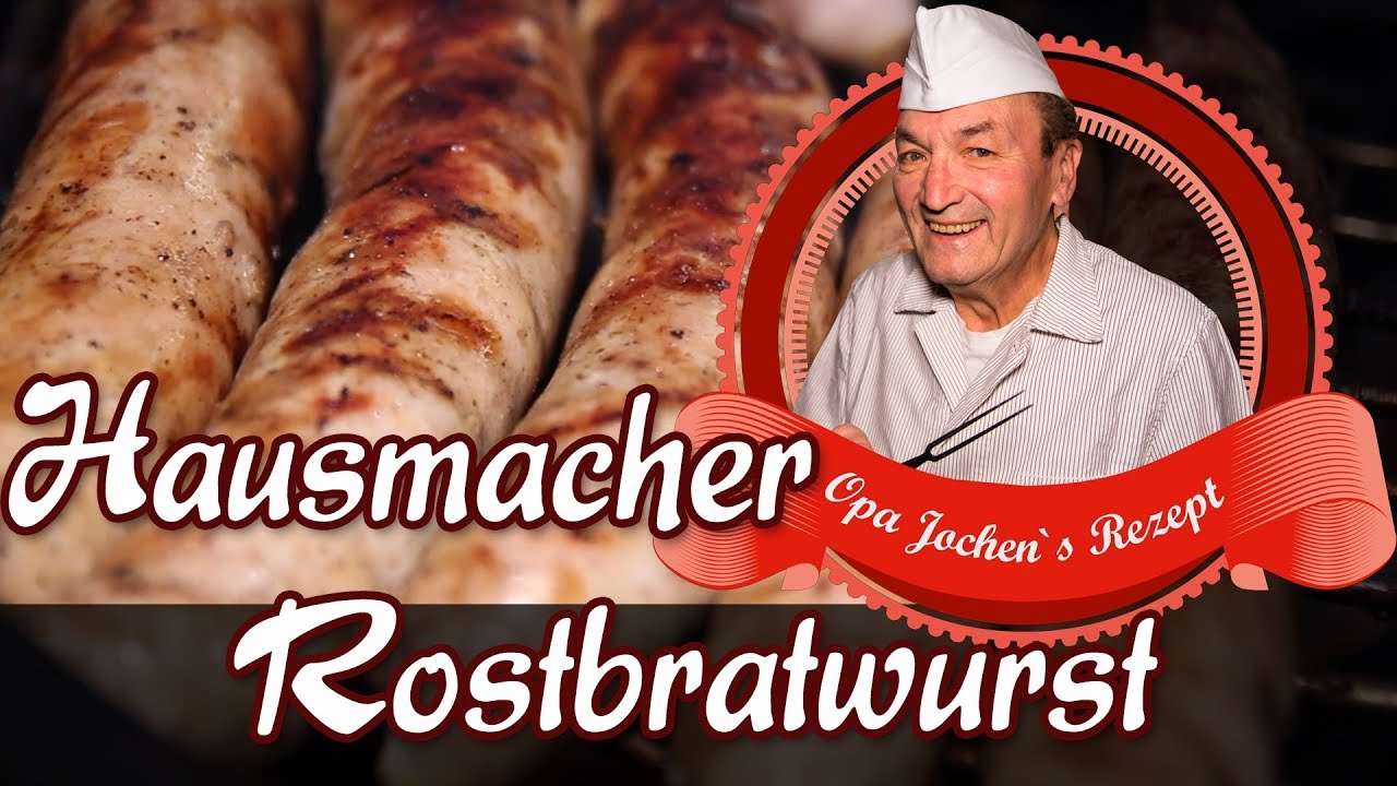 Hausmacher Bratwurst nach über 100 Jahre altem Rezept selber machen - Opa Jochen´s Rezept